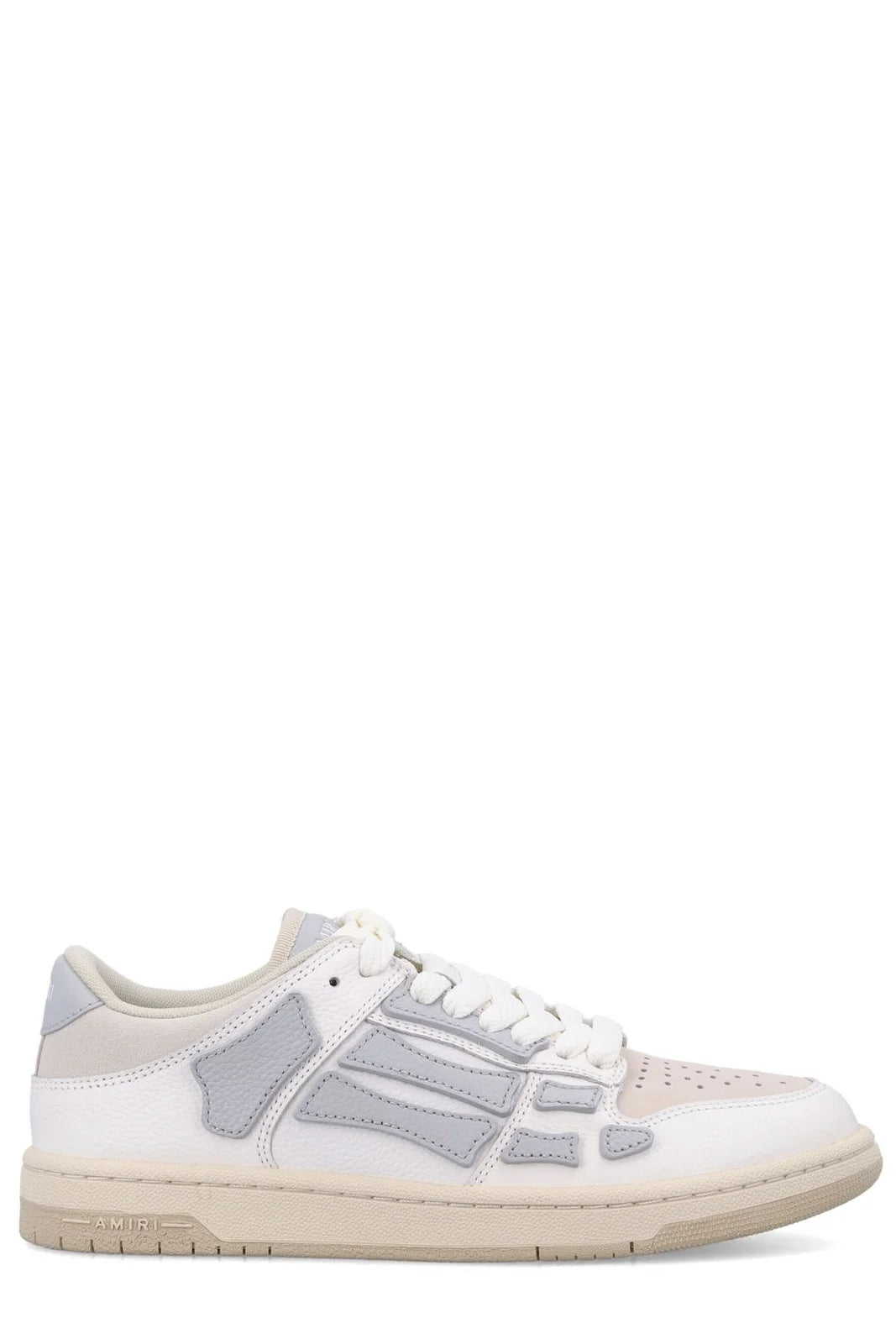 Amiri Skel Top Low Bone White