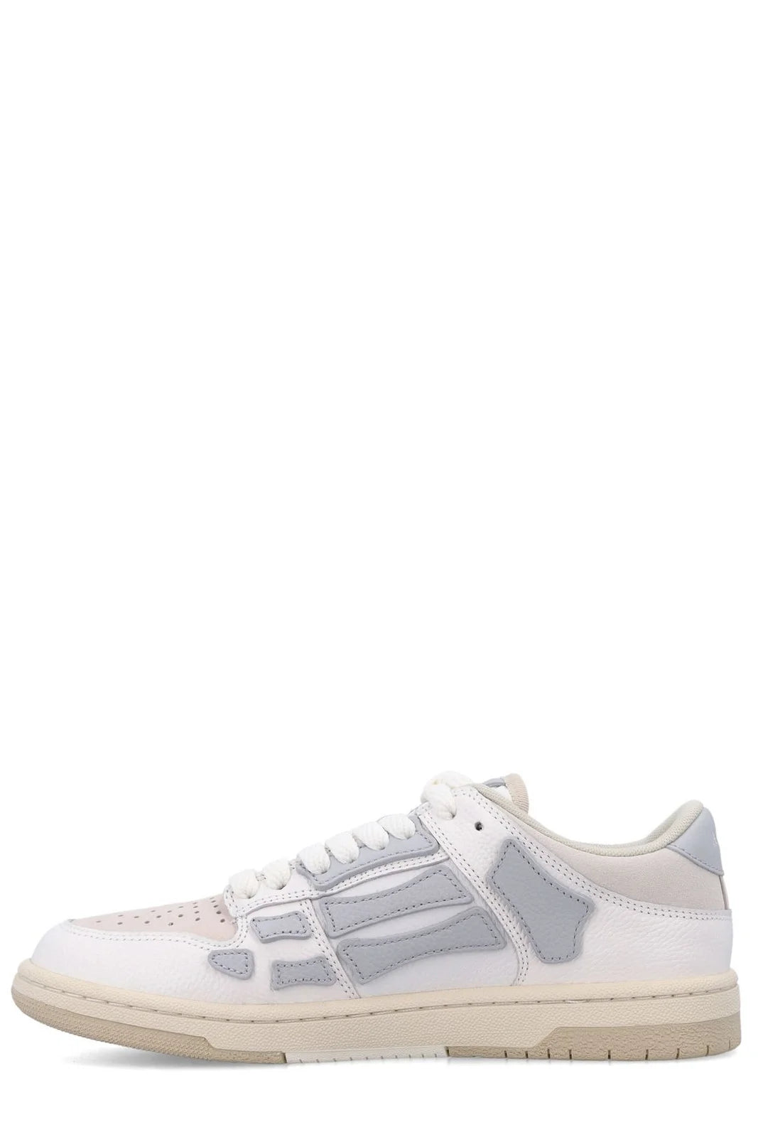 Amiri Skel Top Low Bone White