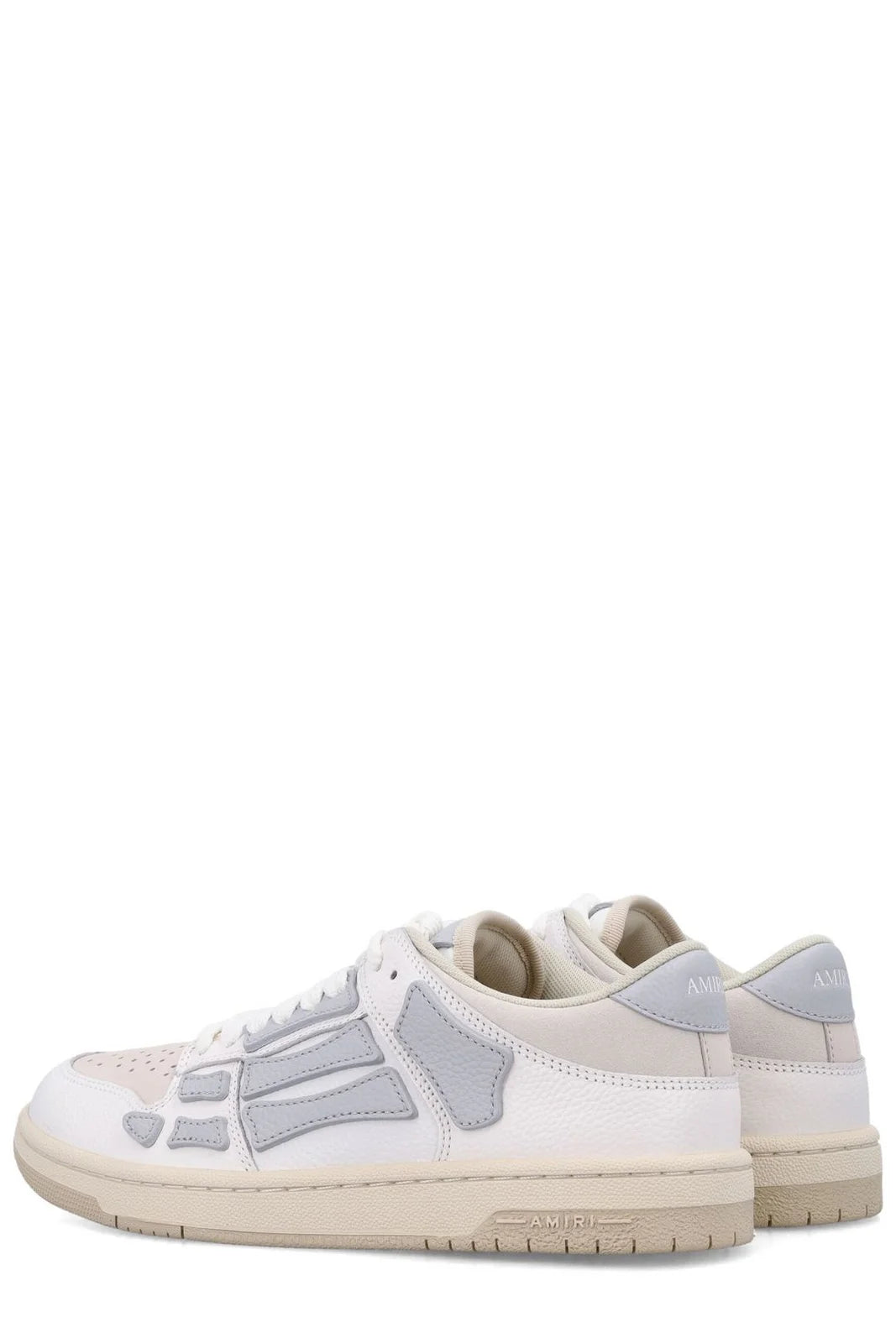 Amiri Skel Top Low Bone White