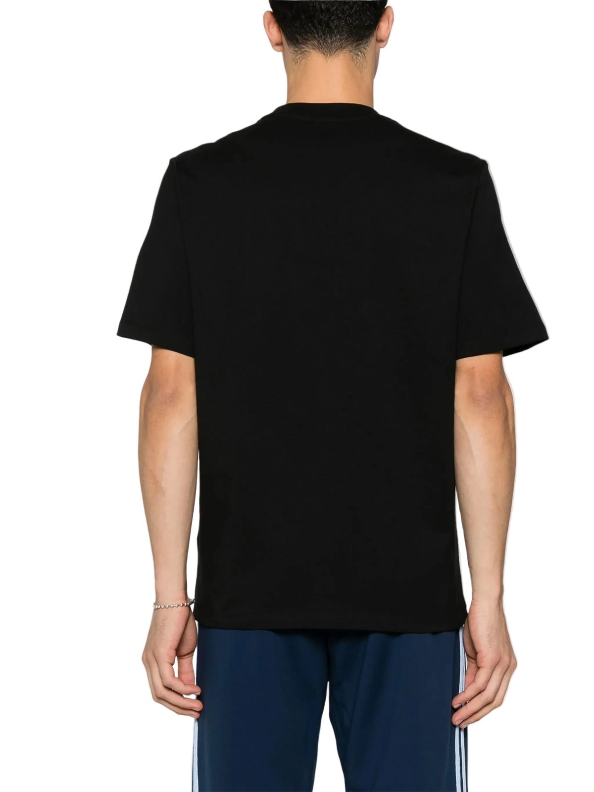 Amiri Staggered Logo Black Tee