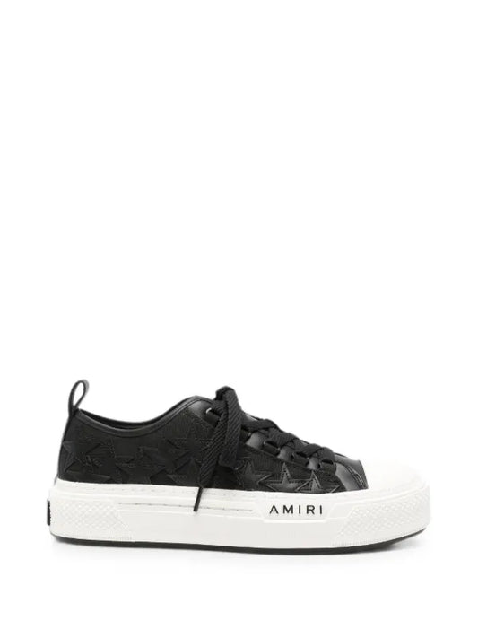 Amiri Stars Court Low Black N White