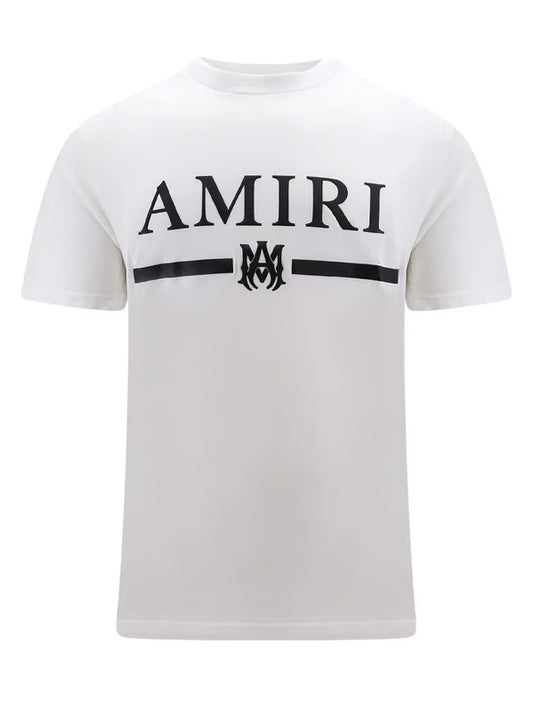 Amiri T-shirt MA Core White Logo Black