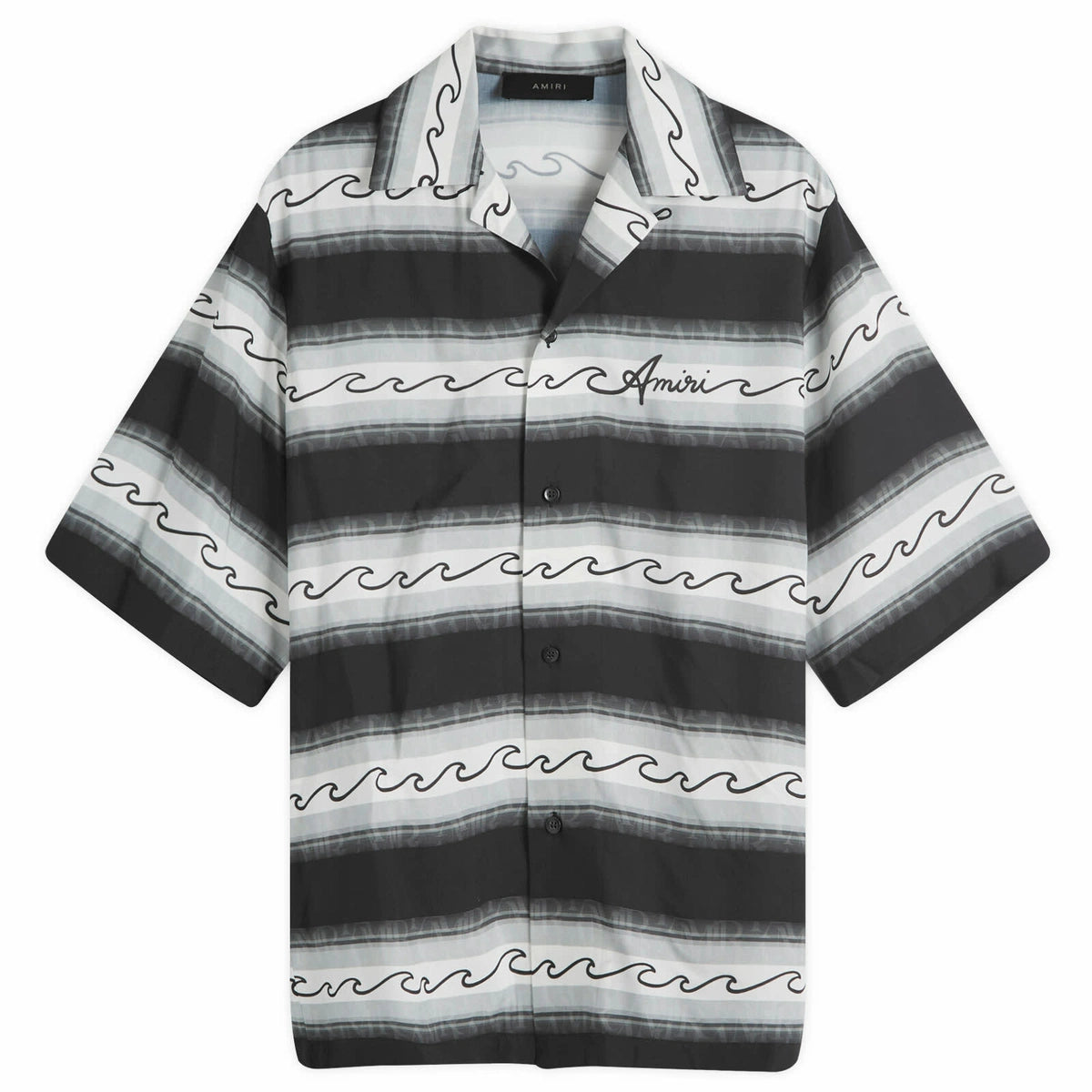 Amiri Waves Black/Grey Shirt
