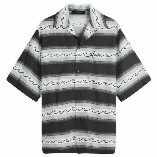 Amiri Waves Black/Grey Shirt