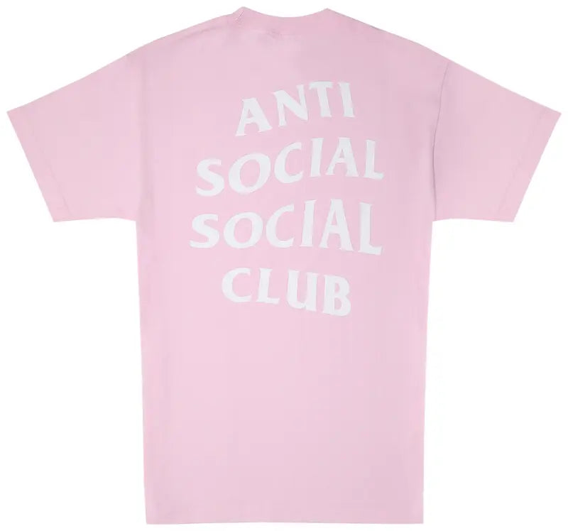 Anti Social Social Club Logo 2 T-Shirt Pink