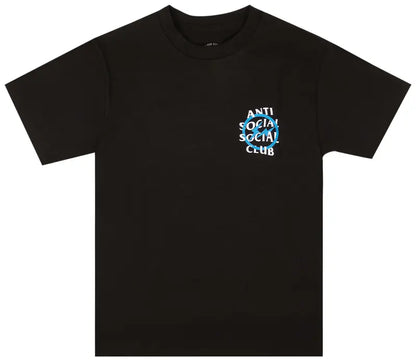 Anti Social Social Club X Fragment Blue Bolt Tee (Fw19) Black