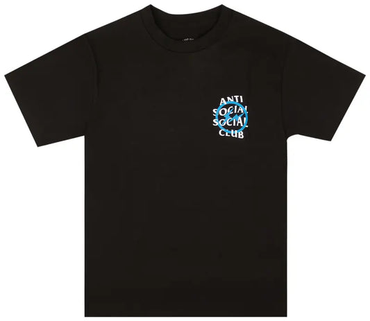 Anti Social Social Club X Fragment Blue Bolt Tee (Fw19) Black