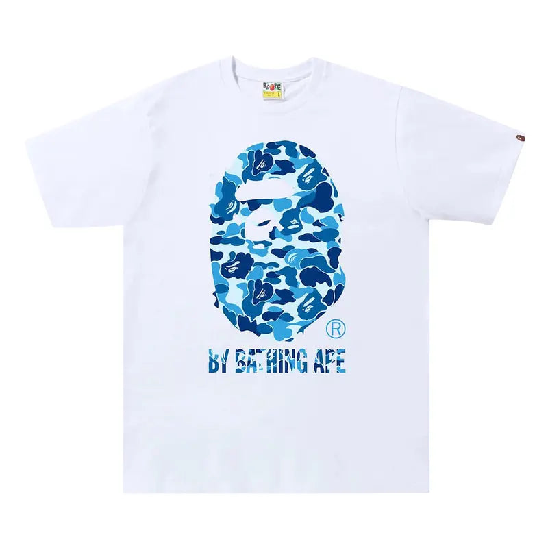 BAPE Aero White Blue Tee