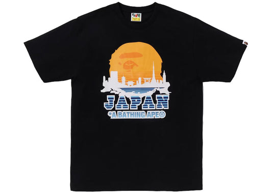 BAPE Japan Silhouette Tee Black