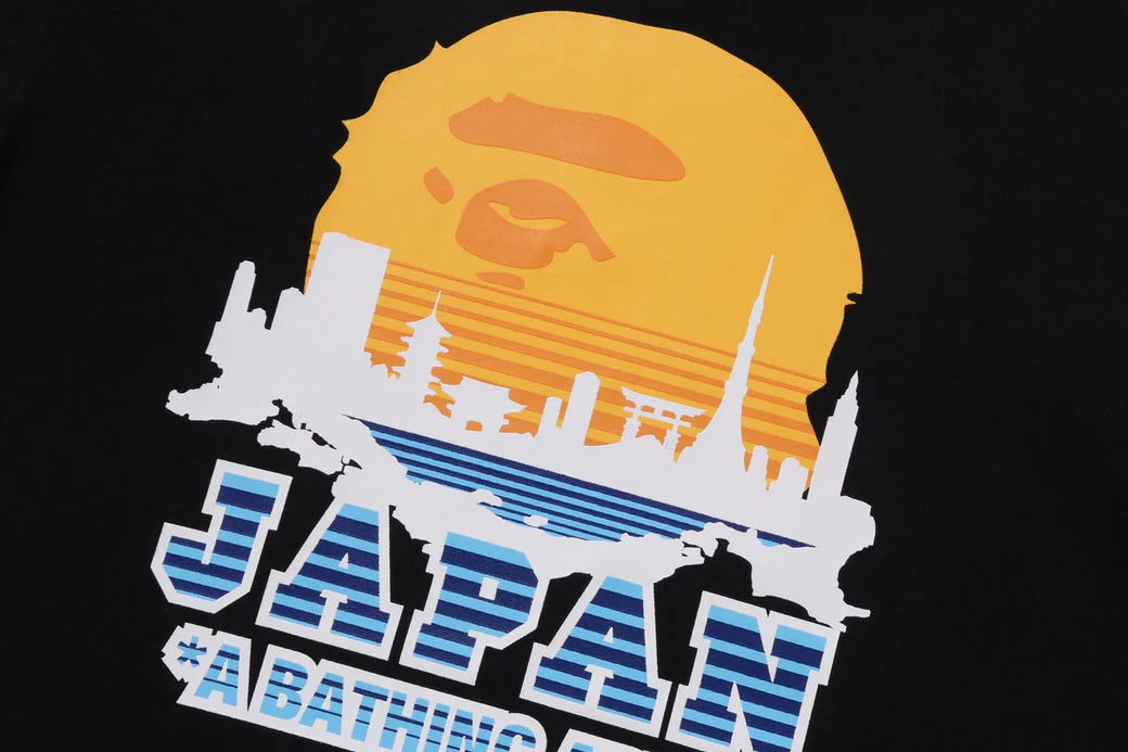 BAPE Japan Silhouette Tee Black