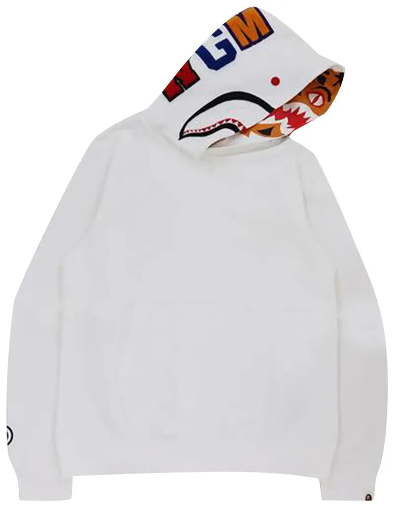 BAPE Shark Pullover Hoodie White