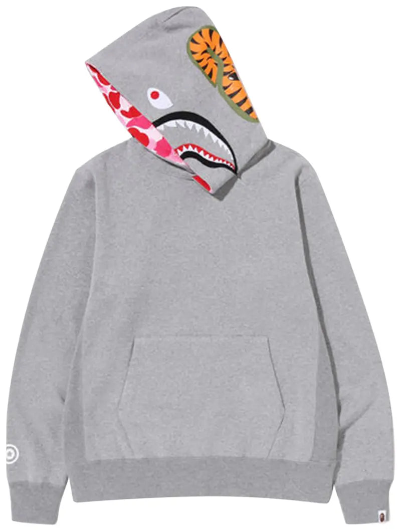 BAPE Shark Pullover Hoodie 'Grey'