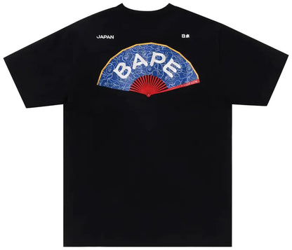 BAPE Japanese Fan Tee Black