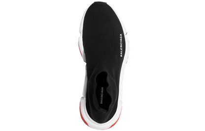 Balenciaga Speed 1.0 Black White N Red