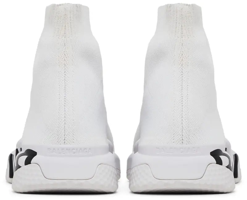 Balenciaga Speed Knit Graffiti White Black