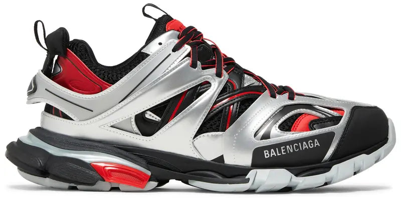 Balenciaga Track Mesh Silver Metal