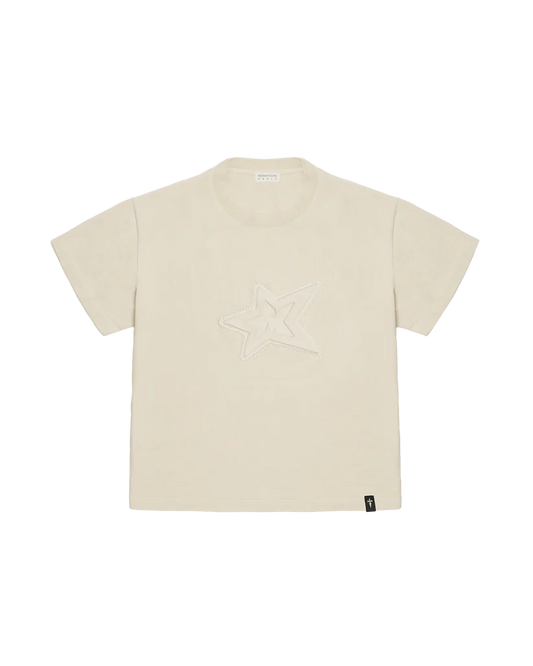 Non Culpa Camiseta Beige Cruz