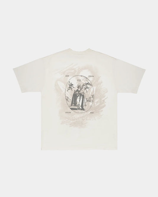 Non Culpa Camiseta Doma Demonios Blanca