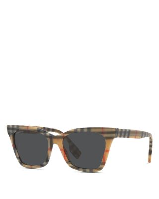 Burberry Sunglasses Check Print Brown All Over