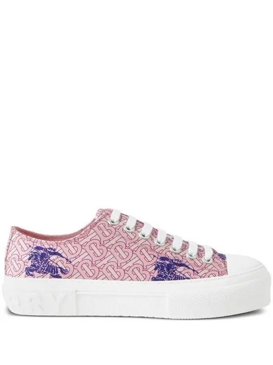 Burberry EKD Monogram Pattern Flatform Pink (Women's)