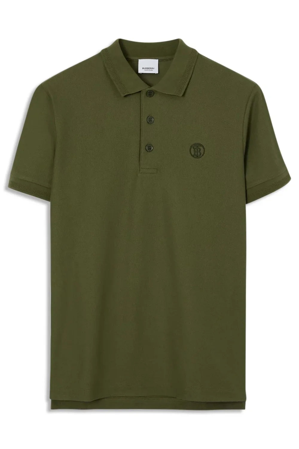 Burberry TB Polo Shirt Green Short Sleeves