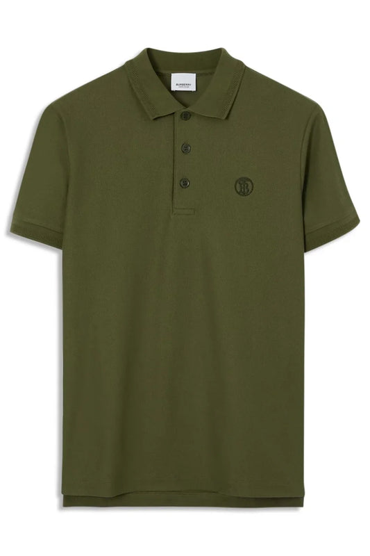 Burberry TB Polo Shirt Green Short Sleeves