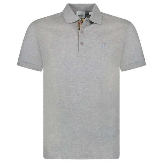 Burberry TB Polo Shirt Grey Short Sleeves