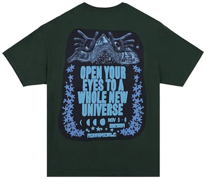 Cactus Jack By Travis Scott Open Your Eyes Tee 'Green'