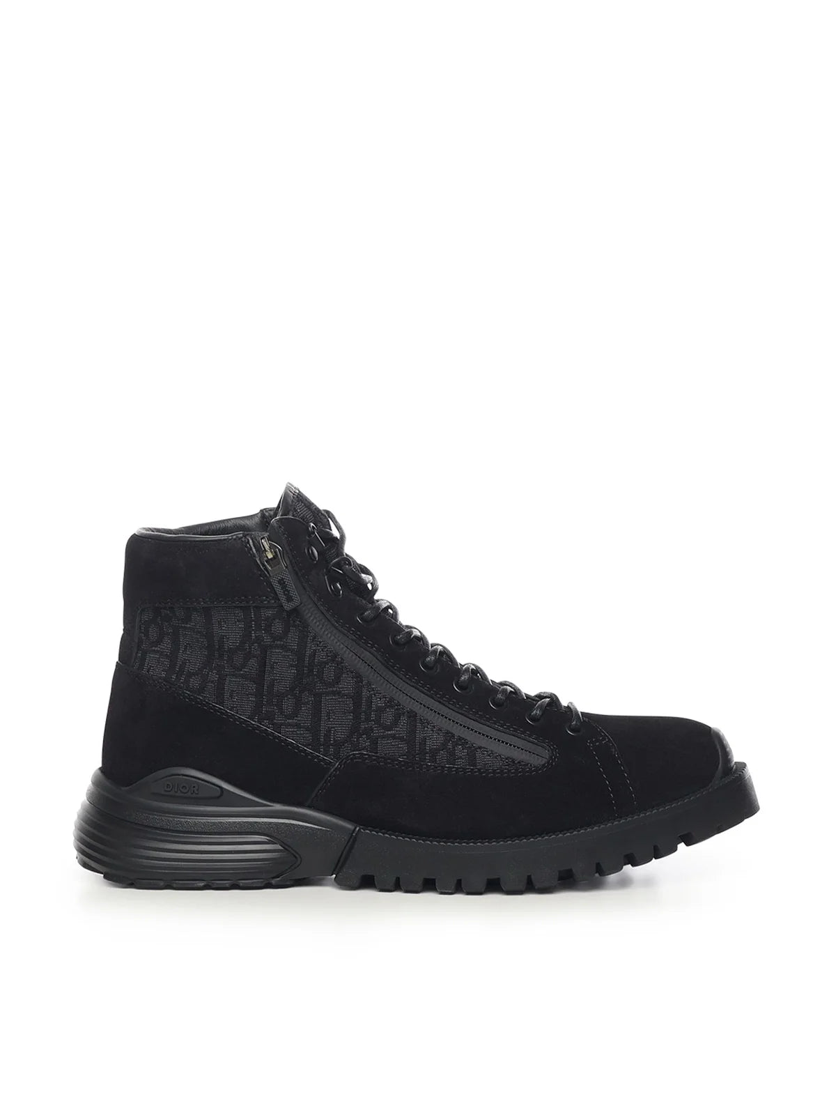 Christian Dior Boot Combat Oblique Jacquard Black