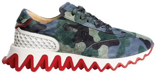 Christian Louboutin Loubishark Flat 'Blue Green Camo'