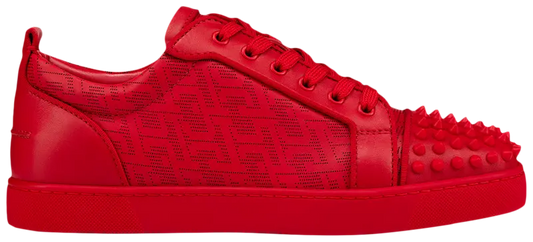 Christian Louboutin Louis Junior Spikes Orlato Red Cl Patter