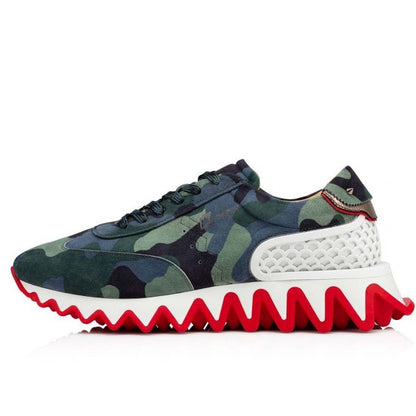 Christian Louboutin Loubishark Flat 'Blue Green Camo'