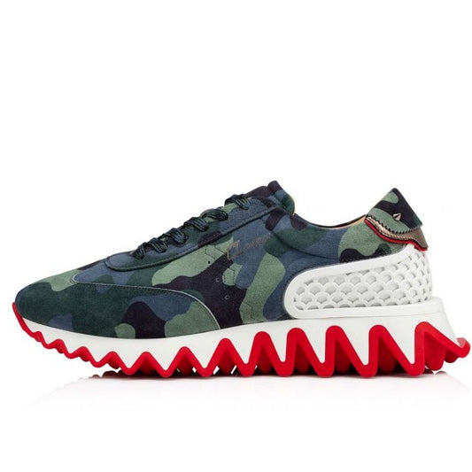 Christian Louboutin Loubishark Flat 'Blue Green Camo'