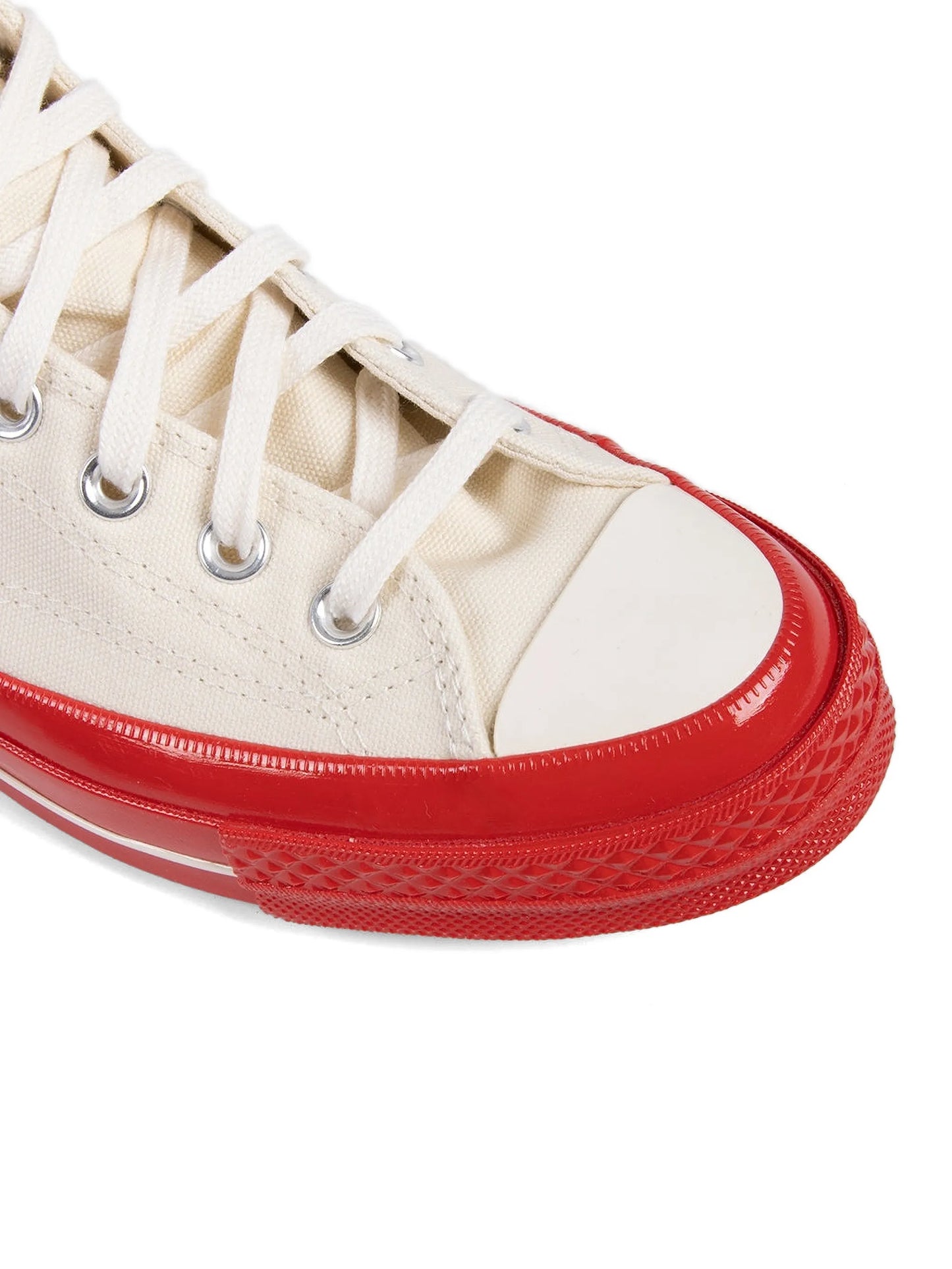 Converse Chuck Taylor All Star 70 Hi Comme Des Garcons Play Egret Red Midsole