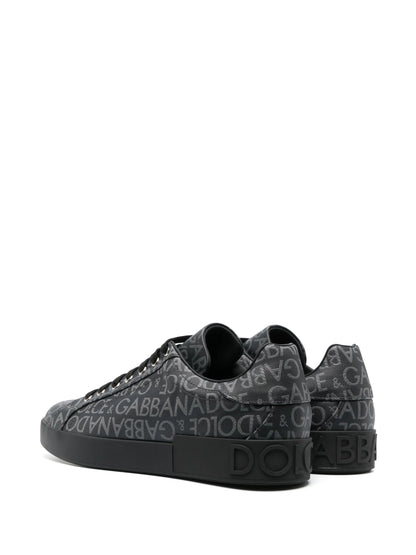 Dolce & Gabbana Portofino Allover Logo Black