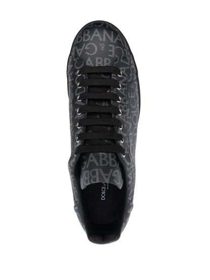 Dolce & Gabbana Portofino Allover Logo Black
