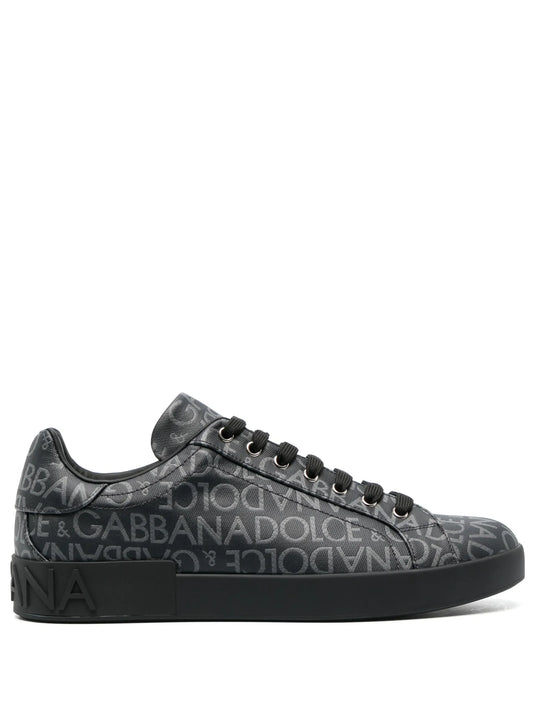 Dolce & Gabbana Portofino Allover Logo Black