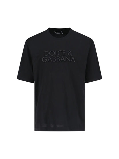 Dolce & Gabbana Puffy Logo Tee Black
