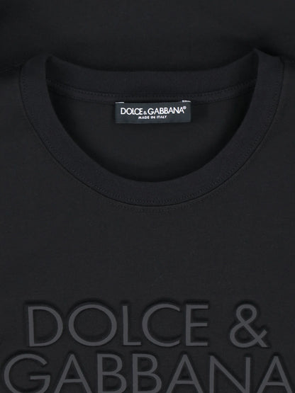 Dolce & Gabbana Puffy Logo Tee Black