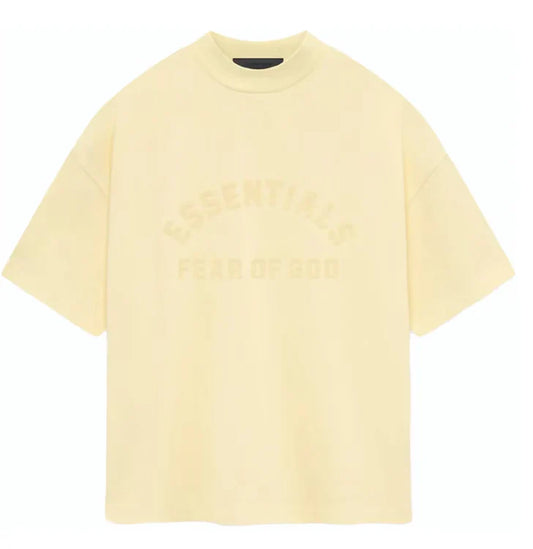 Fear Of God Essentials Crewneck Tshirt Garden Yellow