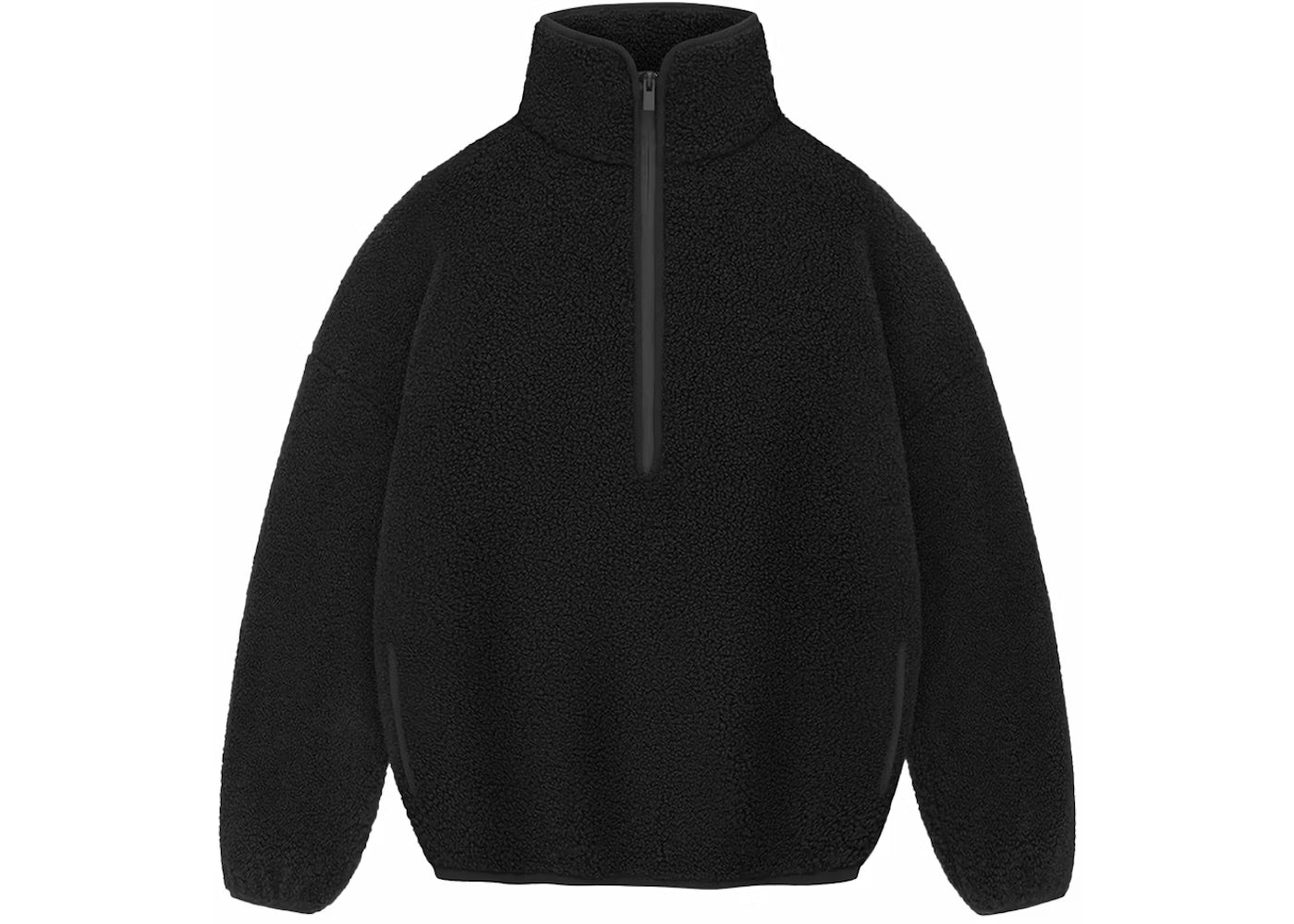Fear Of God Athletics Polar Fleece Hike Half Zip Black