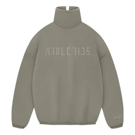 Fear Of God Athletics Women's Suede Fleece Mock Neck Clay