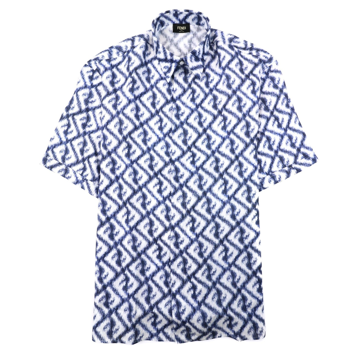 Fendi FF Shirt In Blue/White