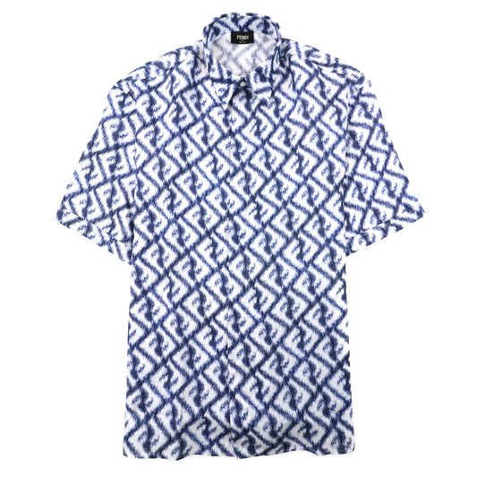 Fendi FF Shirt In Blue/White