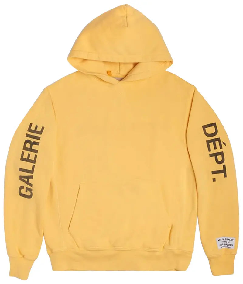 Gallery Dept Art That Kills Reversible Logo Hoodie Yellow