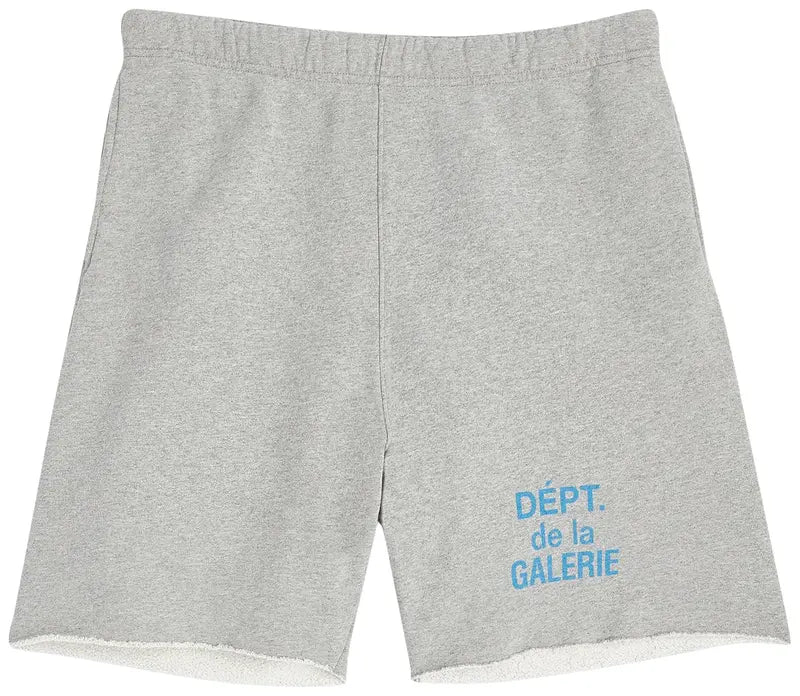 Gallery Dept French Logo Sweat Shorts Heather Grey