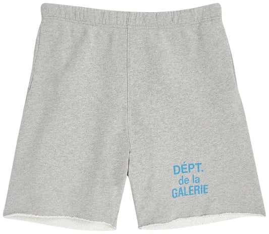 Gallery Dept French Logo Sweat Shorts Heather Grey