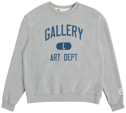 Gallery Dept L Crewneck Sweatshirt Heather Grey