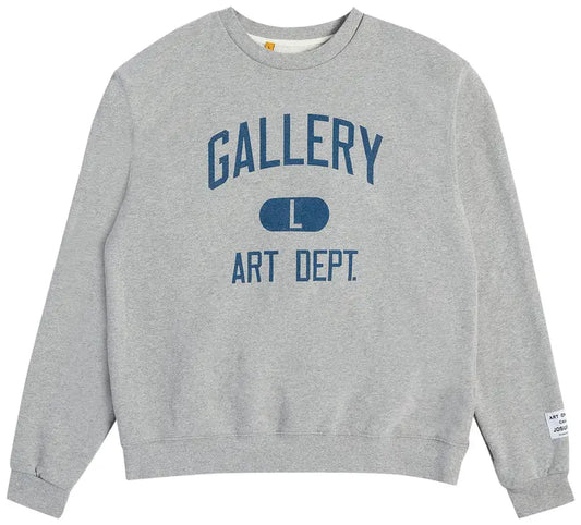 Gallery Dept L Crewneck Sweatshirt Heather Grey