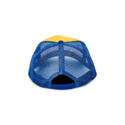 Gallery Dept Logo Trucker Hat Blue Yellow